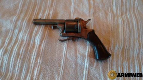 PISTOLA RIVOLTELLA CON PERCUSSORE A SPILLO ARMA ANTICA ANTECEDENTE AL 1890