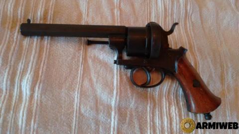 PISTOLA RIVOLTELLA CON PERCUSSORE ANULARE ARMA ANTICA ANTECEDENTE AL 1890